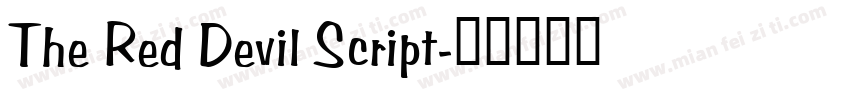 The Red Devil Script字体转换
